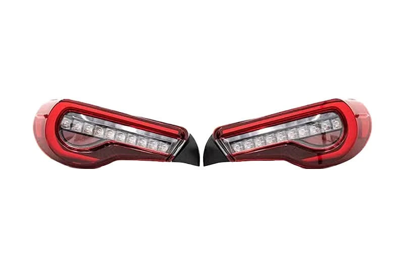 OLM OE Plus Linear Style Sequential Tail Lights Clear 13-20 FR-S BRZ 86