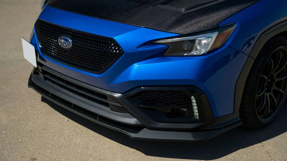 RD1 Style 3 Piece Matte Black ABS Front Lip 22-Present WRX OLM Outside Line Motoring