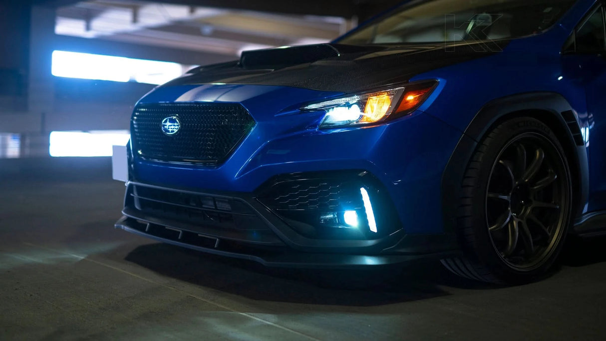 RD1 Style 3 Piece Matte Black ABS Front Lip 22-Present WRX OLM Outside Line Motoring