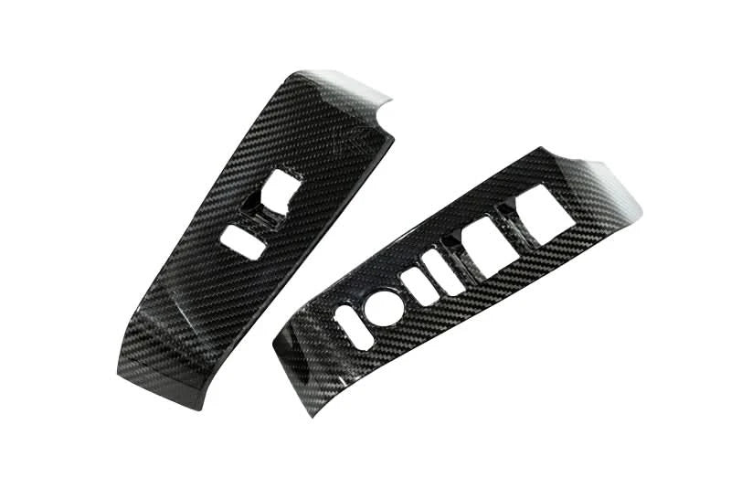 LE Carbon Fiber Window Switch Panel Covers (Set of 4) 22-Present Honda Civic Type R OLM Outside Line Motoring