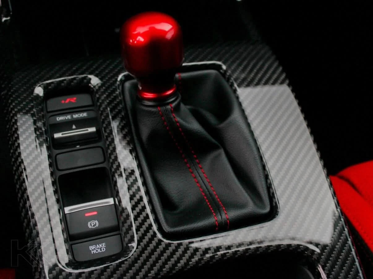 LE Carbon Fiber Shift Panel Cover 22-Present Honda Civic Type R OLM Outside Line Motoring