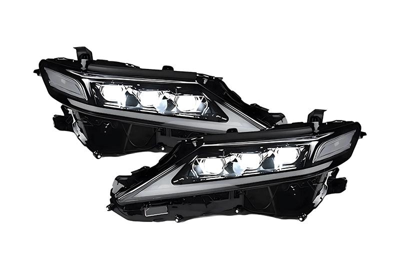 Toyota Camry XSE XLE SE LE Black LED Projector Headlights Upgrade (2018 - 2021)
