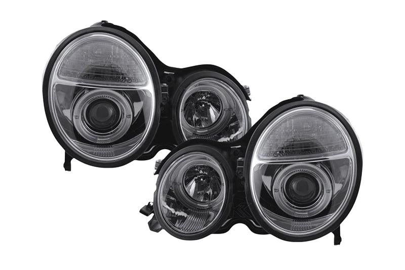 Mercedes Benz E-Class (210) Chrome Angel Eye Headlights (1999-2001)