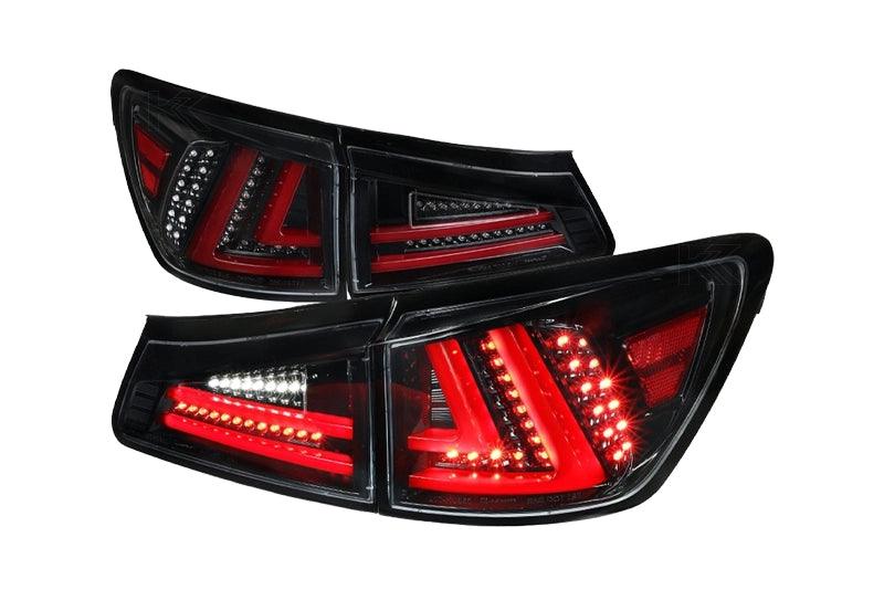 Tail Lights Lexus IS250 / IS350 (06-08) LED - Black / Red / Smoked