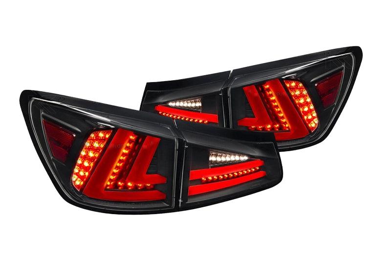 Tail Lights Lexus IS250 / IS350 (06-08) LED - Black / Red / Smoked