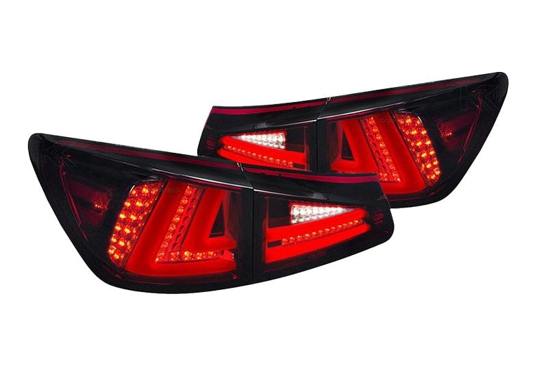 Tail Lights Lexus IS250 / IS350 (06-08) LED - Black / Red / Smoked