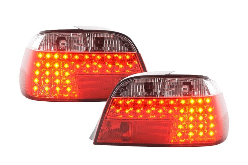 BMW 7-series E38 Red LED Taillights Set (1995) - K2 Industries
