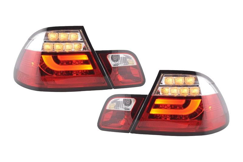 BMW 3-series E46 Coupe Red LED LightBar Taillights Set (1999-2002) - K2 Industries