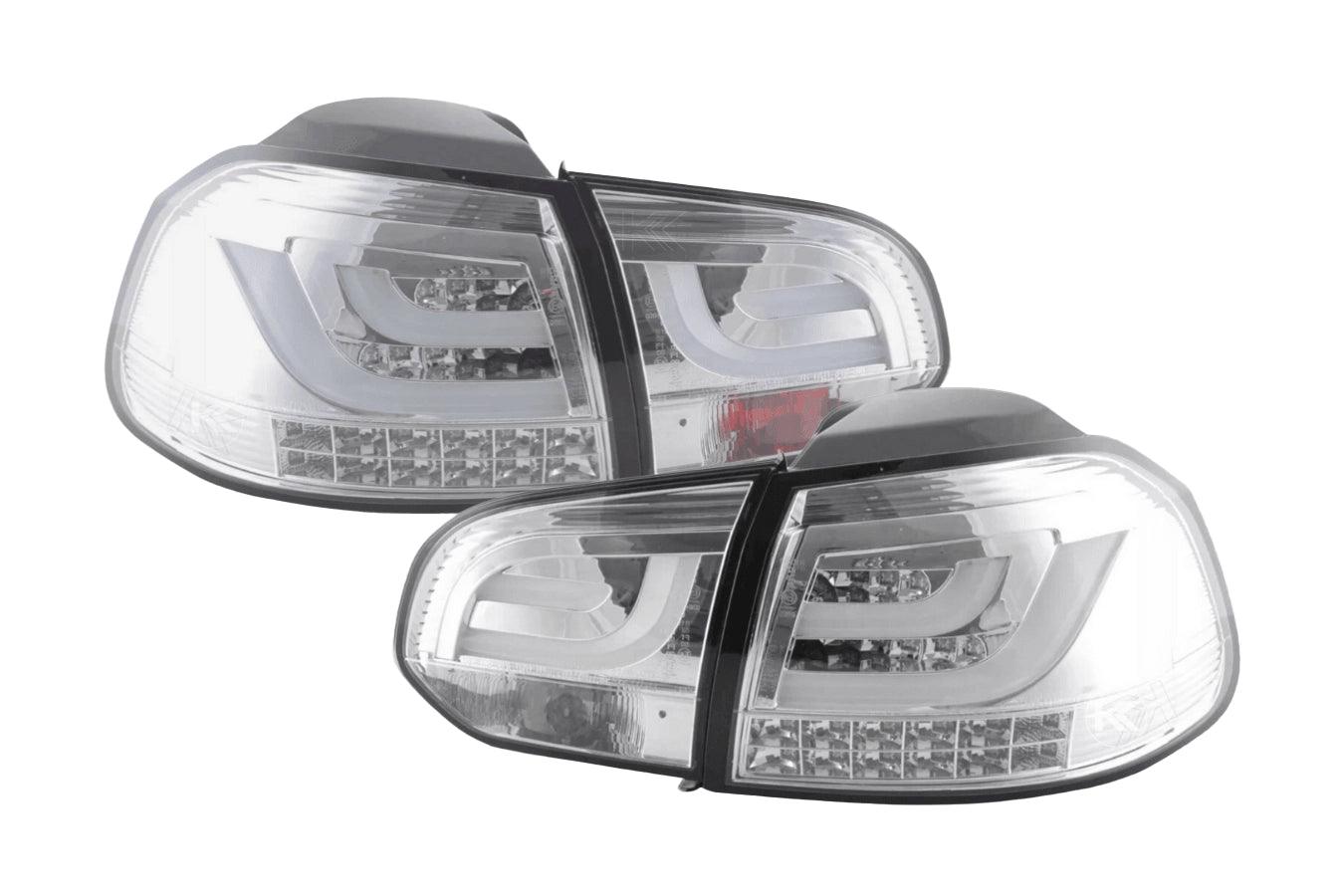 VW Golf Mk6 / GTI LED Bar Clear Tail Lights V1 LED Indicators (2008-2014)