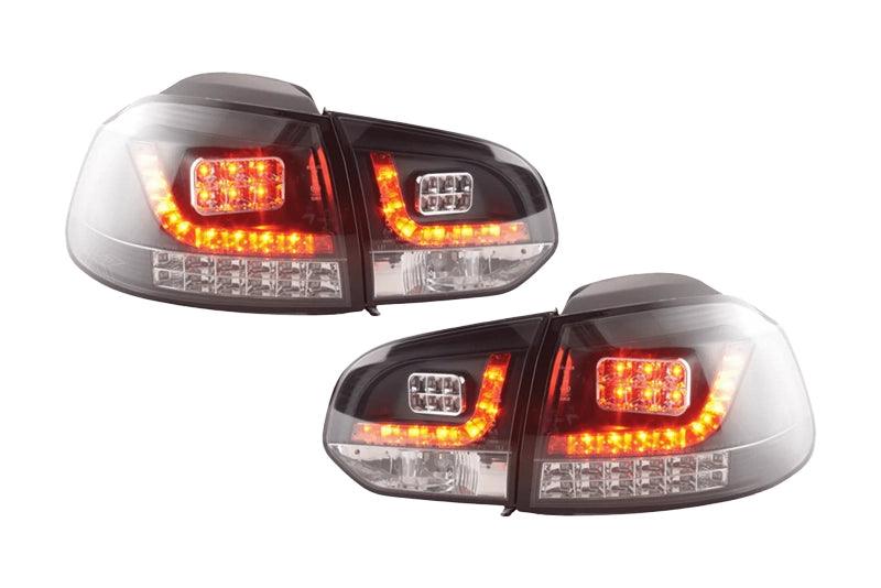 VW Golf Mk6 GTI LED Black Tail Lights V2 LED Indicators (2008-2014) - K2 Industries