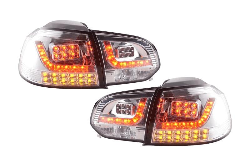 VW Golf Mk6 GTI LED Clear Tail Lights V2 LED Indicators (2008-2014) - K2 Industries