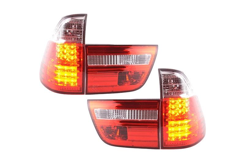 BMW X5 E53 Red LED Taillights Set (1998-2002) - K2 Industries