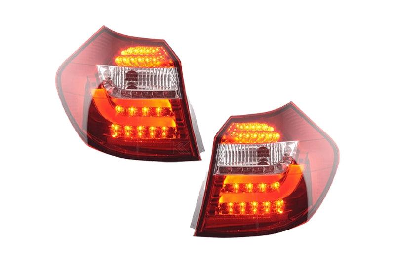 BMW 1-Series E81 3/5 Door Red LED Taillights Set (2007-2011) - K2 Industries