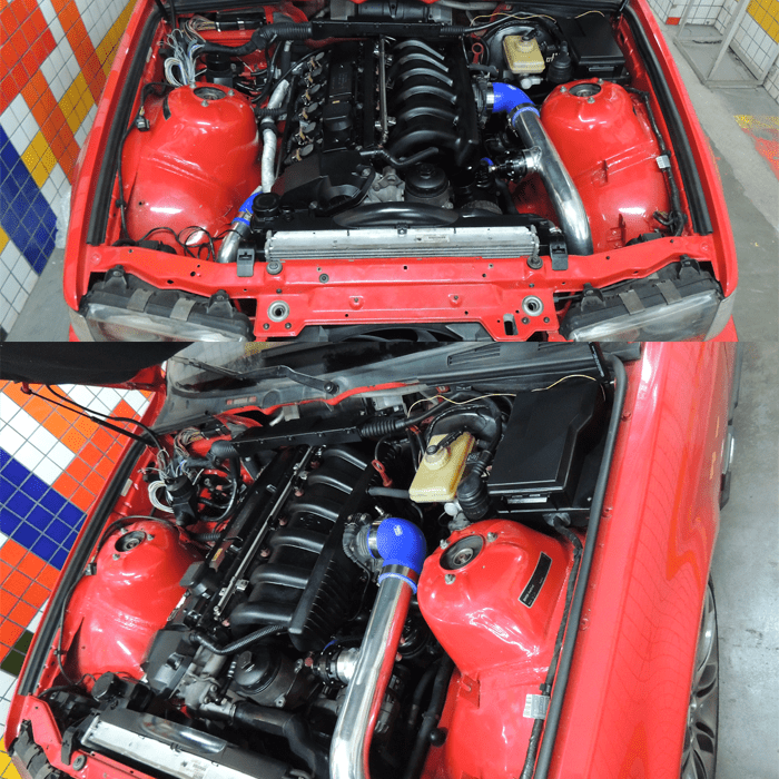 TURBO KIT AND INTERCOOLER FOR BMW E36 BODY MODELS 323 325 328 - WITHOUT TURBO