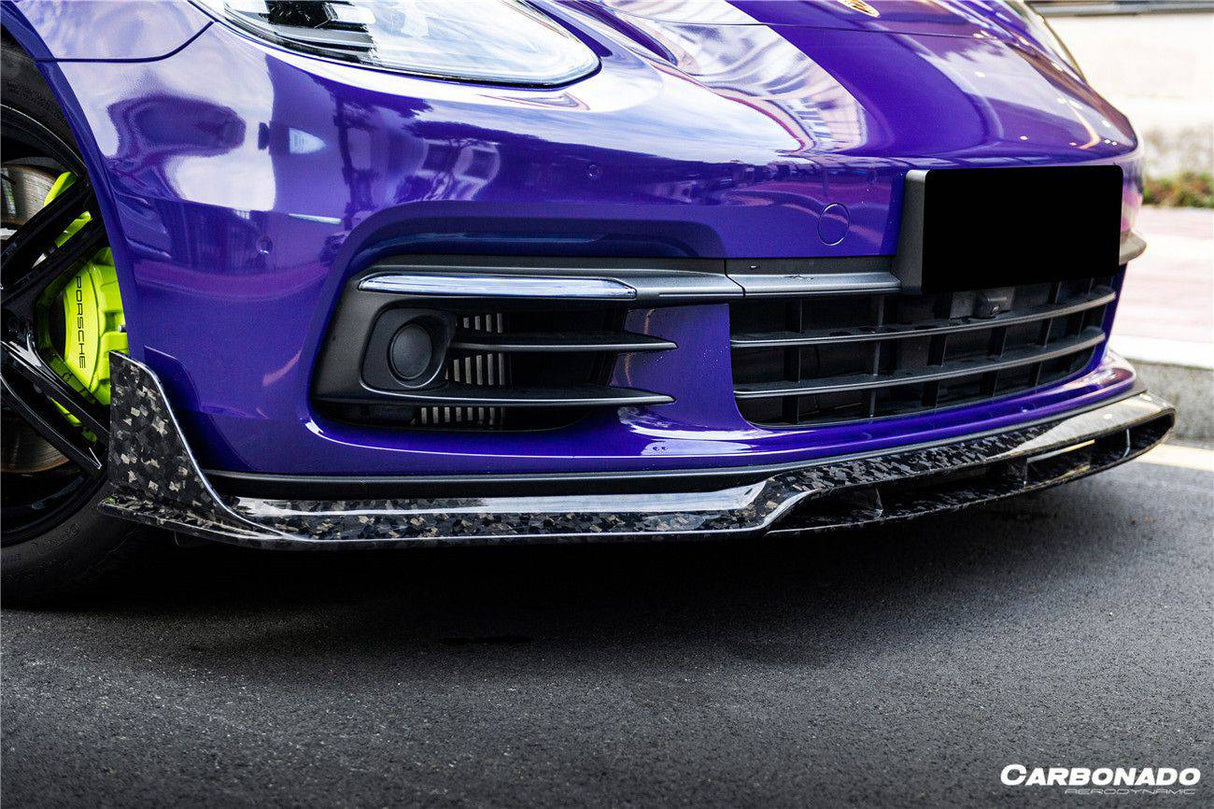 2017-2023 Porsche Panamera 971 4S 4 GTS OD Style DRY Carbon Fiber Front Lip