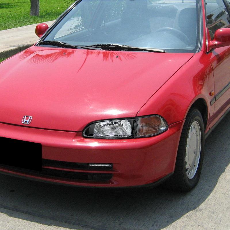 Spec-D OEM Replacement Headlights Honda Civic EG (92-95) Euro - Black or Chrome