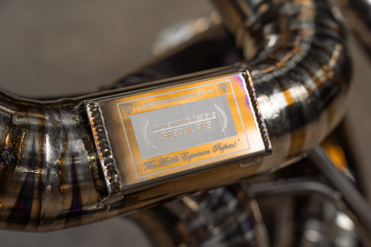 Lamborghini Huracan Performante / EVO / STO / Tecnica True F1 / Valved Exhaust system