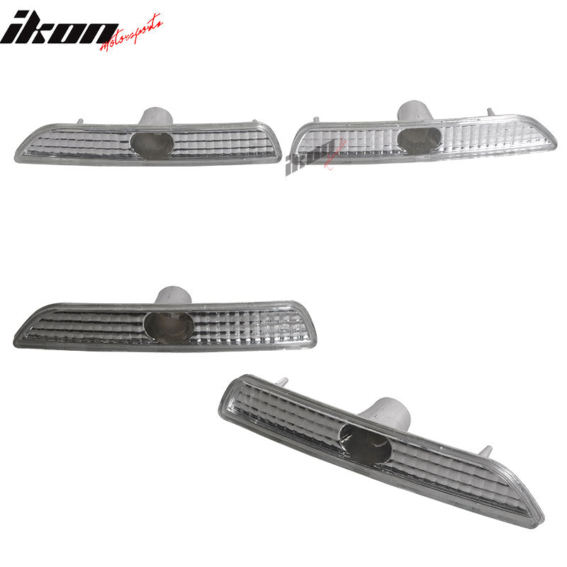 2010-2012 Mustang Diamond Euro Bumper Lights Signal Side Marker Lamp