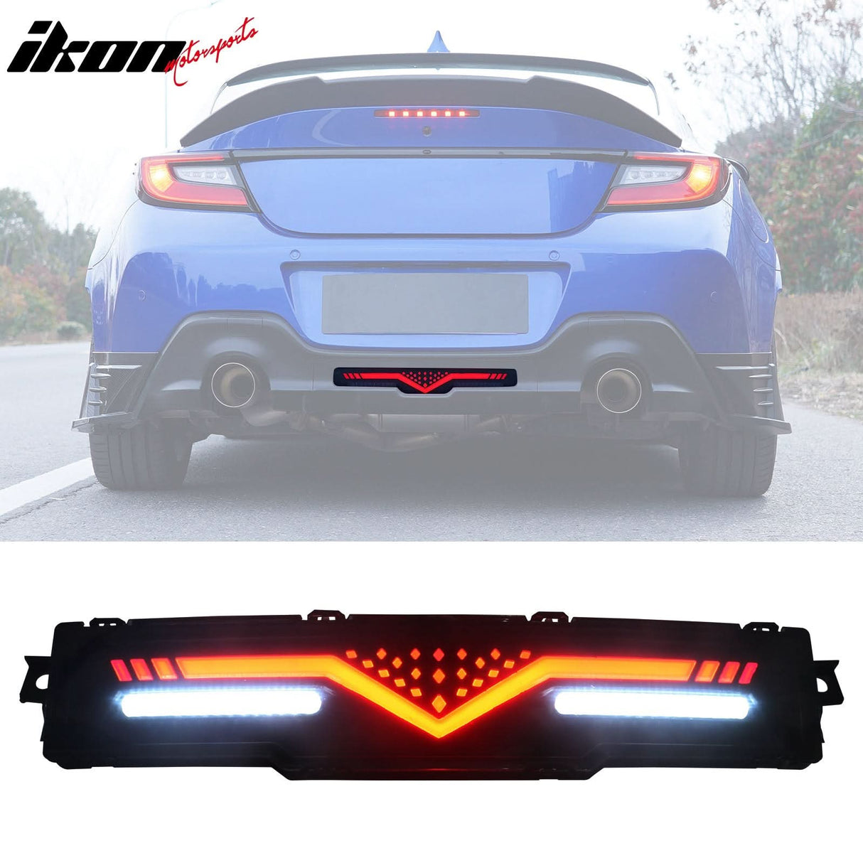 2022-2025 Subaru BRZ Rear Bumper Brake Light Smoked Len