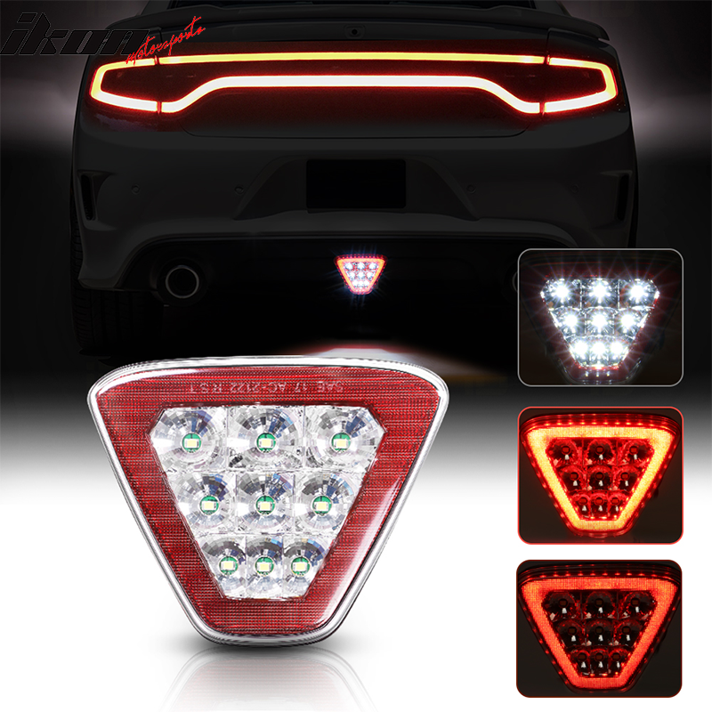 Universal Triangle LED Rear Tail 3RD Brake Light Safety Lamp