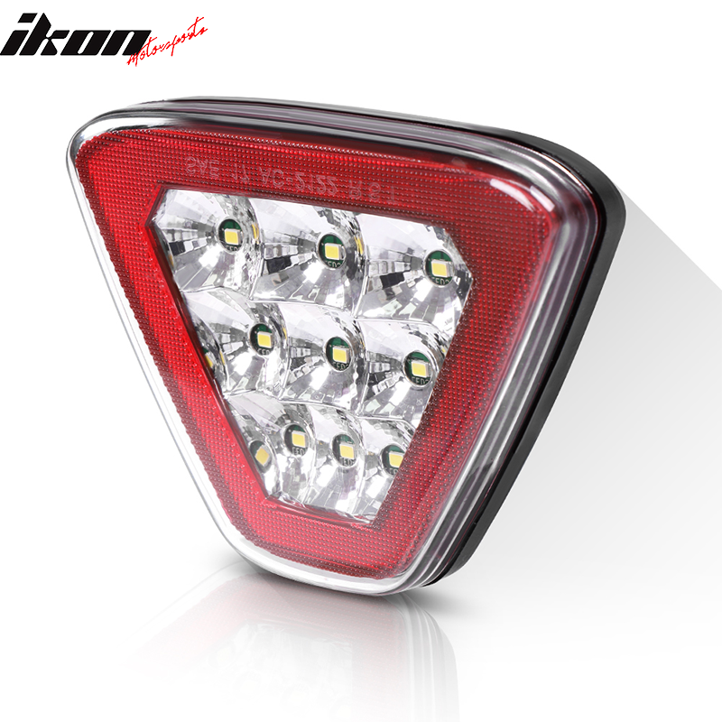 Universal Triangle LED Rear Tail 3RD Brake Light Safety Lamp