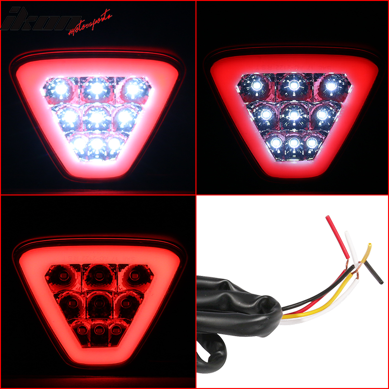 2012-2014 Chrysler 300 SRT Shark Fin Rear Diffuser with LED Light PP