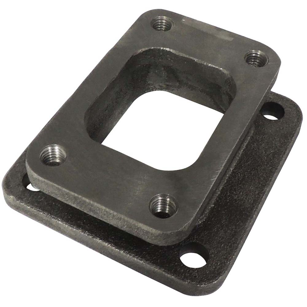 T4 for T3 cast iron flange turbocharger/turbo manifold adapter/conversion