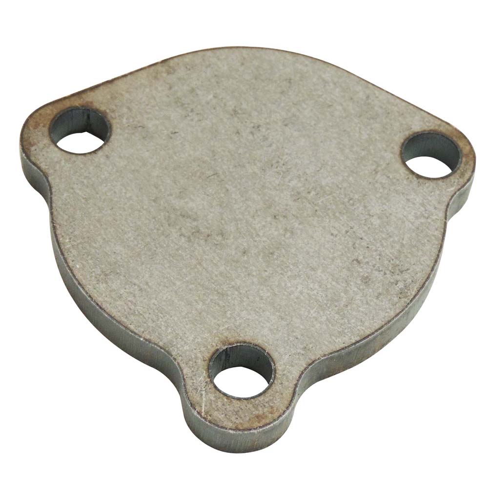 L fitting wastegate block off flange