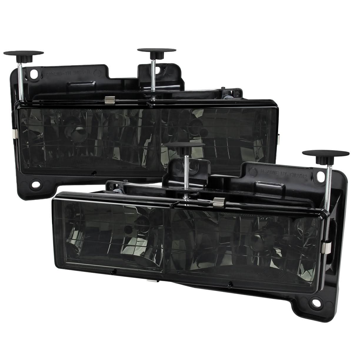 Spec-D OEM Replacement Headlights Silverado (88-98) Suburban (94-99) Chrome or Black