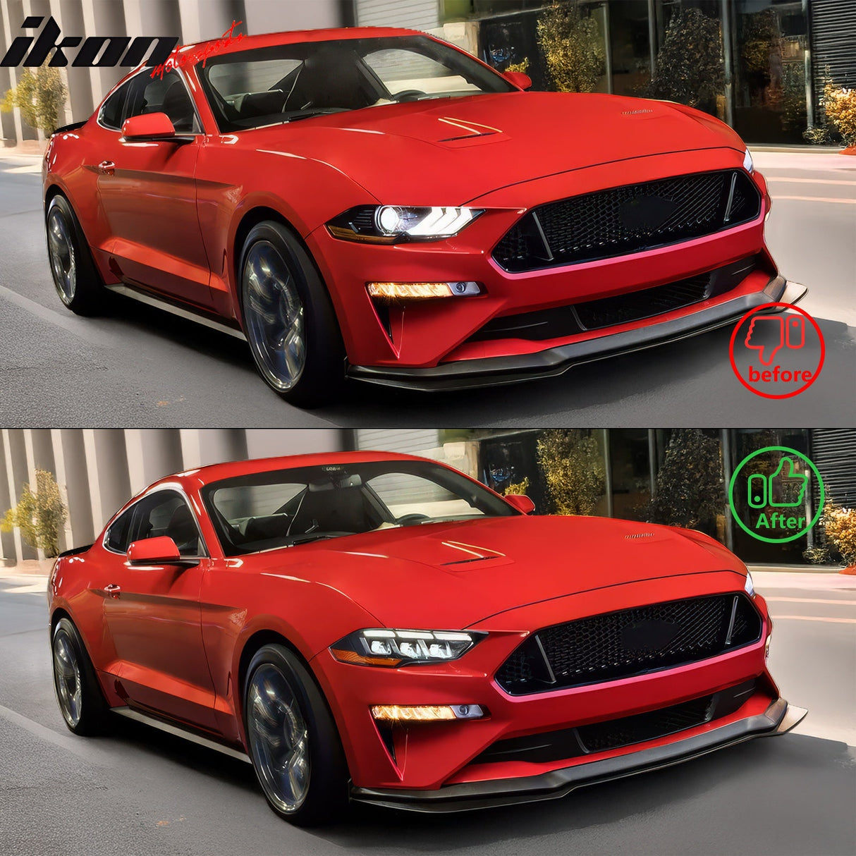 2018-2023 Ford Mustang EcoBoost GT V6 2024 Style Switchback Headlights