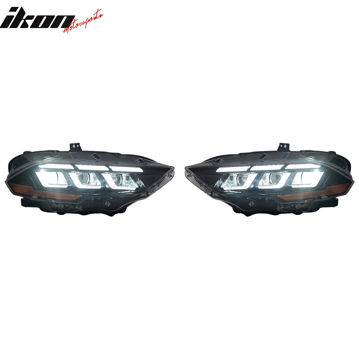 2018-2023 Ford Mustang EcoBoost GT V6 2024 Style Switchback Headlights