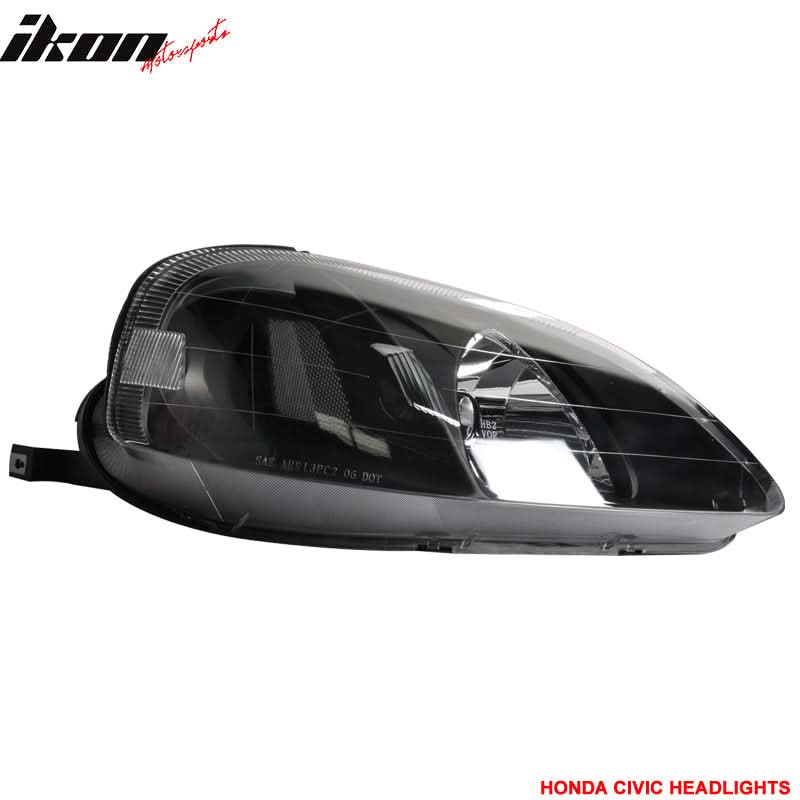25W H4 Dual Beam LED kit w/ Fits 99-00 Civic JDM Housing Headlight