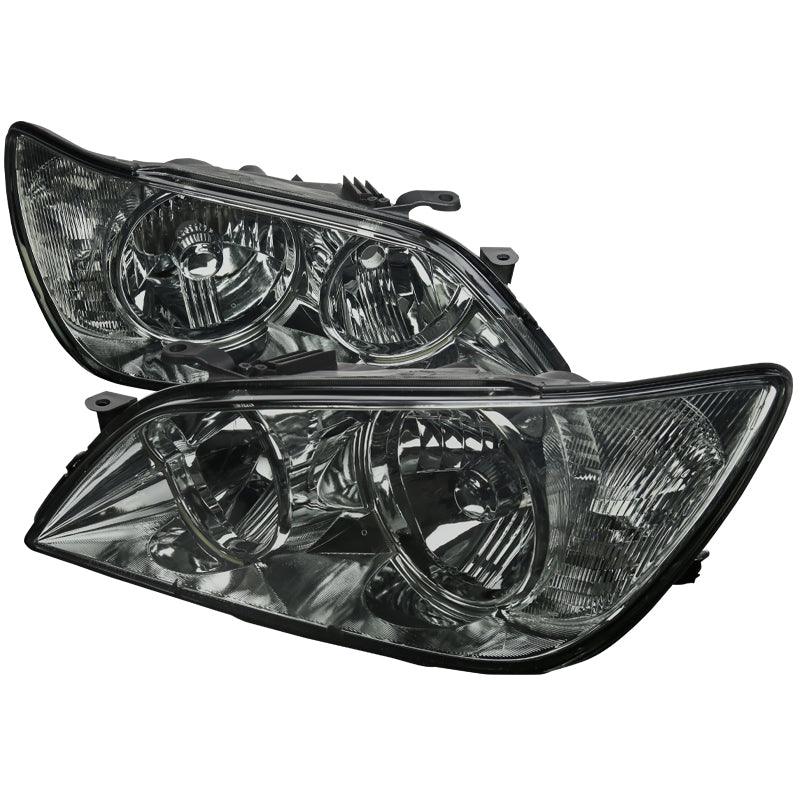 Spec-D OEM Replacement Headlights Lexus IS300 (2001-2005) Crystal Black or Chrome