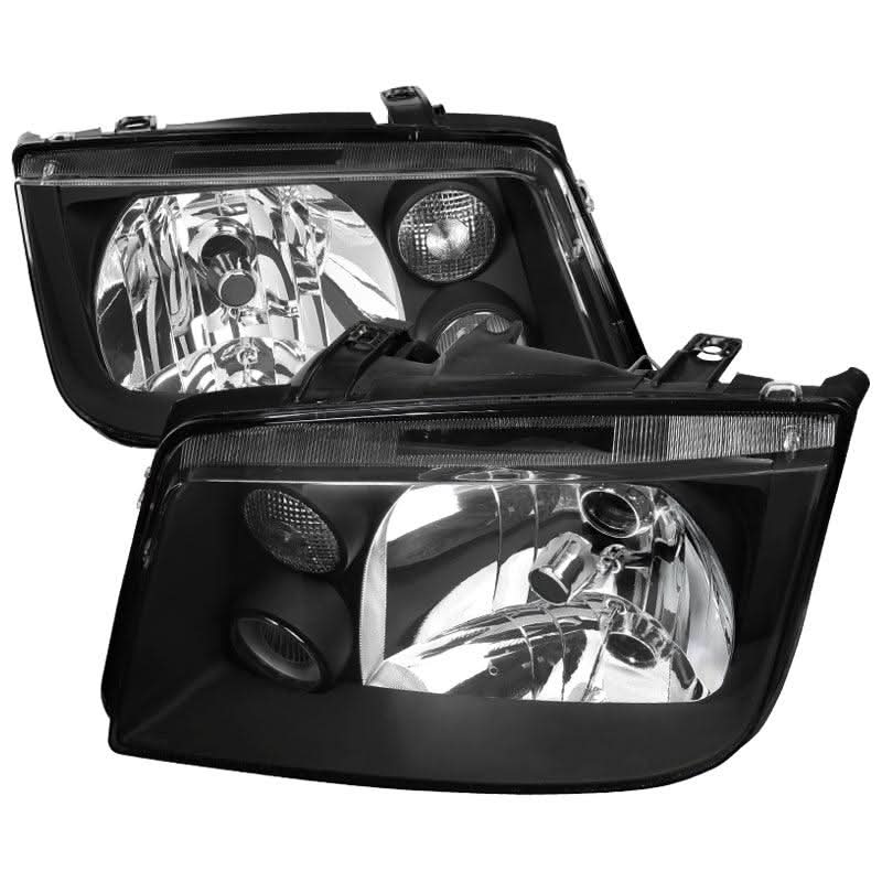 Spec-D Headlights VW Jetta MK4 (99-04) OEM Replacement Black / Smoke / Chrome