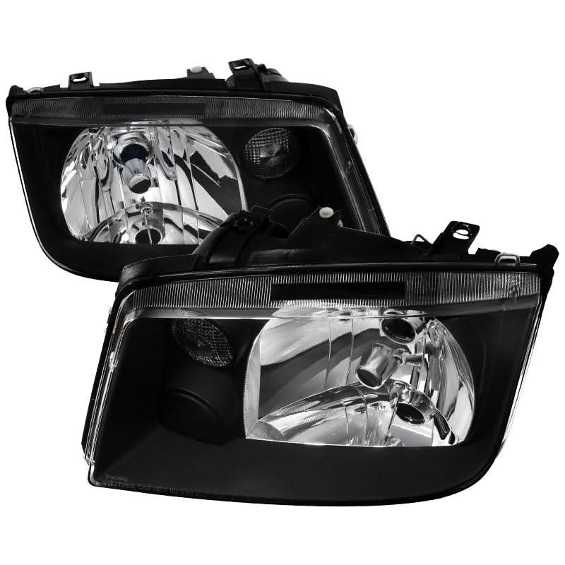 Spec-D Headlights VW Jetta MK4 (99-04) OEM Replacement Black / Smoke / Chrome