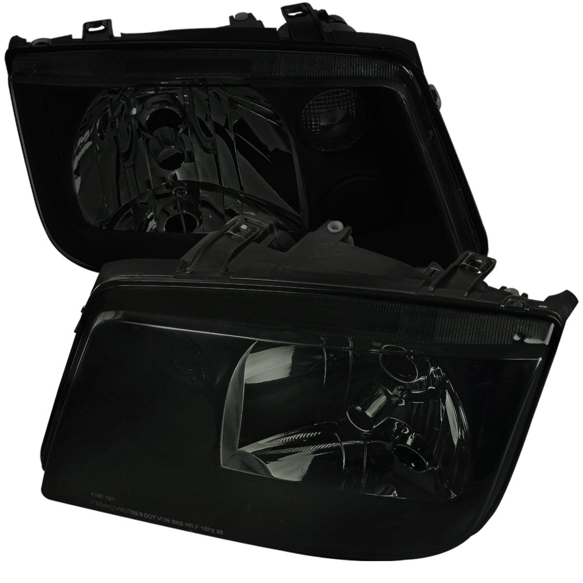 Spec-D Headlights VW Jetta MK4 (99-04) OEM Replacement Black / Smoke / Chrome