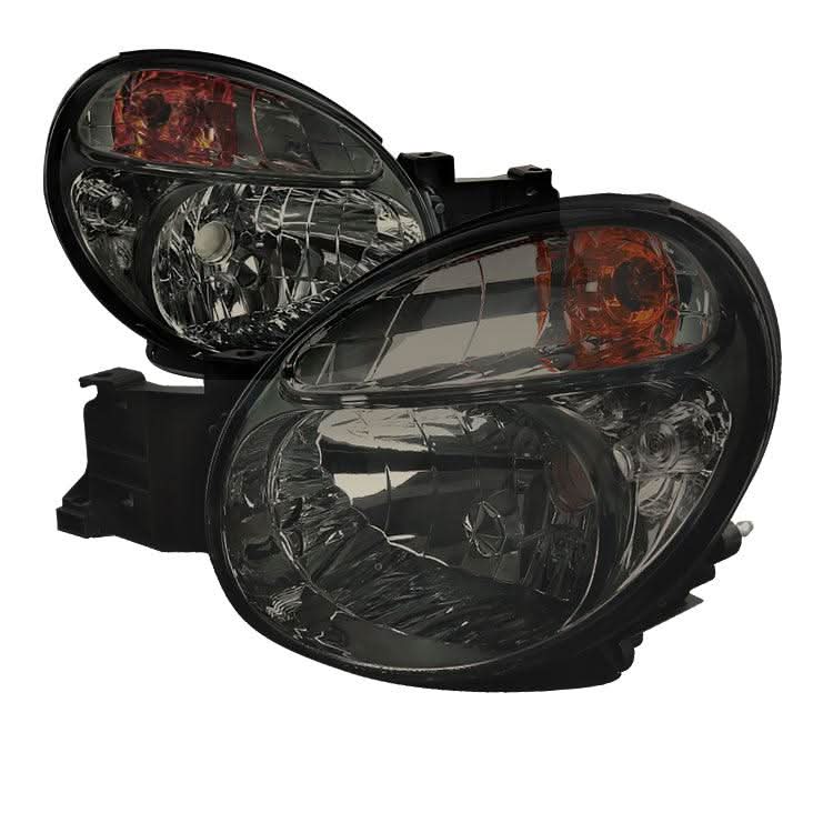 Spec-D OEM Replacement Headlights Subaru WRX (02-03) Bug Eye - Black, Chrome or Smoke