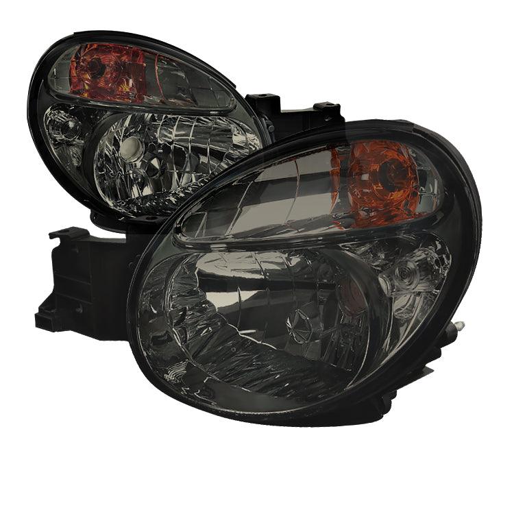 Spec-D OEM Replacement Headlights Subaru WRX (02-03) Bug Eye - Black, Chrome or Smoke