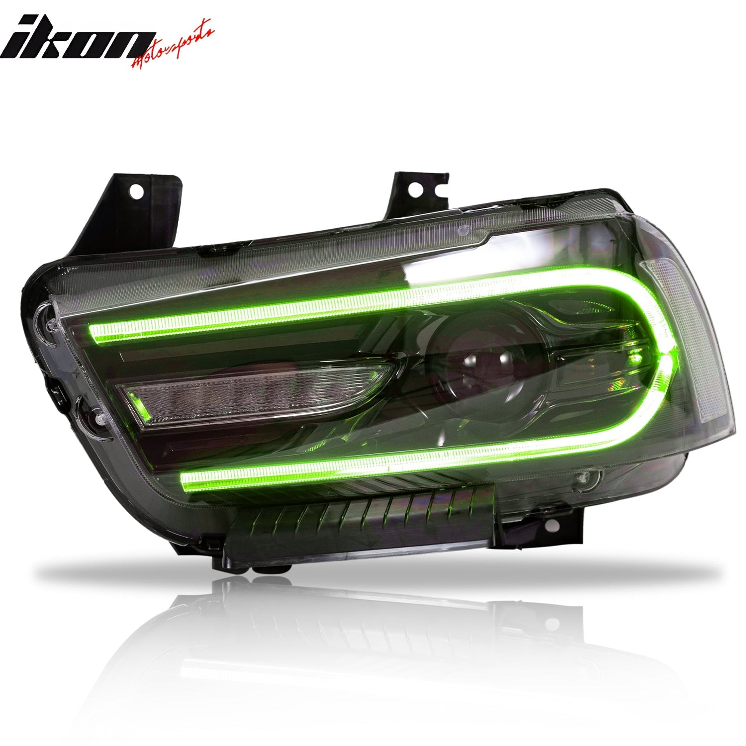 2011-2014 Dodge Charger DRL LED Headlights Lamps with 8 Colors