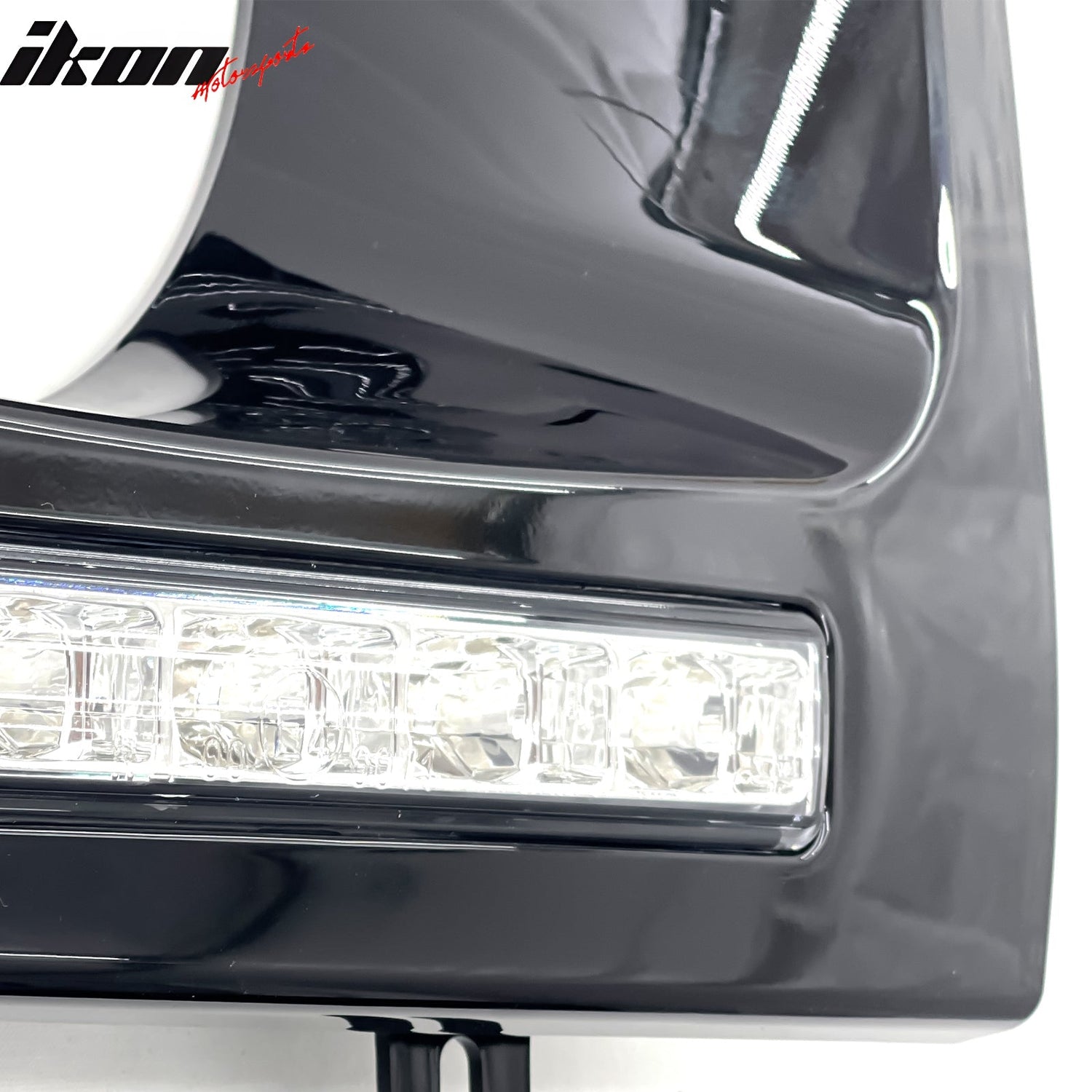 1990-2018 Benz W463 G500 G550 G55 G63 G65 Gloss Black Headlight Bezels
