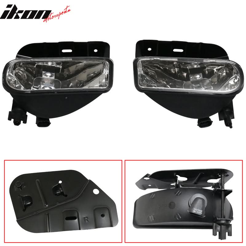 2002-2006Â Cadillac Escalade OEM Front Fog Light Lamp Clear Lens Pair