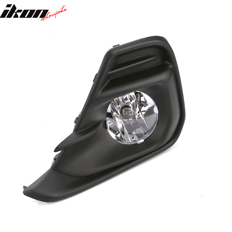 2016-2018 Chevrolet Spark Black Housing Clear Lens Fog Light ABS