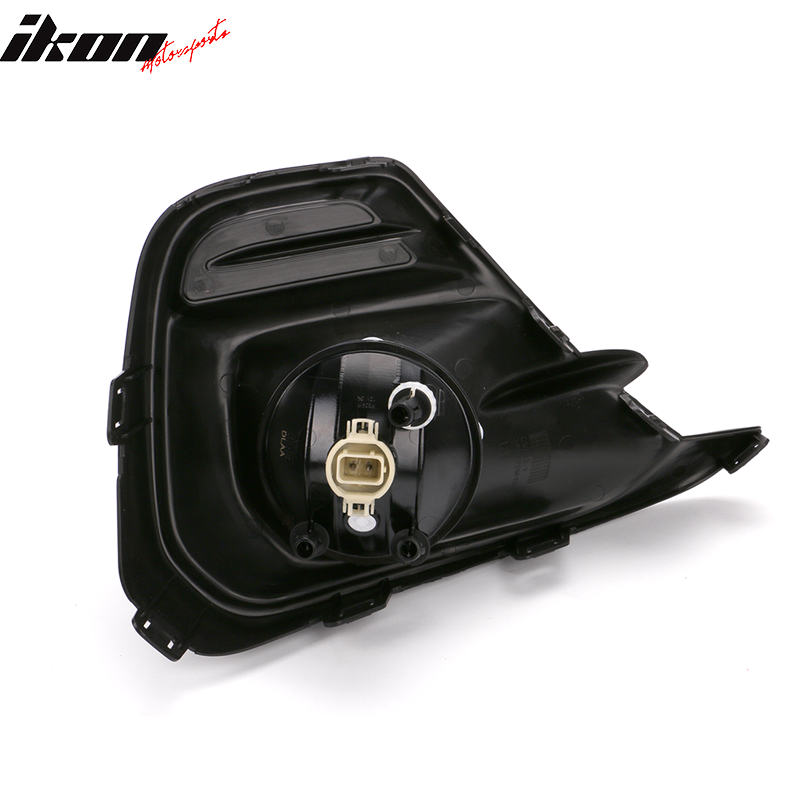 2016-2018 Chevrolet Spark Black Housing Clear Lens Fog Light ABS