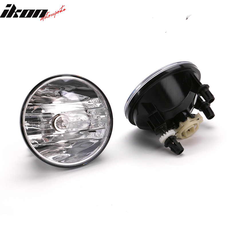 2016-2018 Chevrolet Spark Black Housing Clear Lens Fog Light ABS