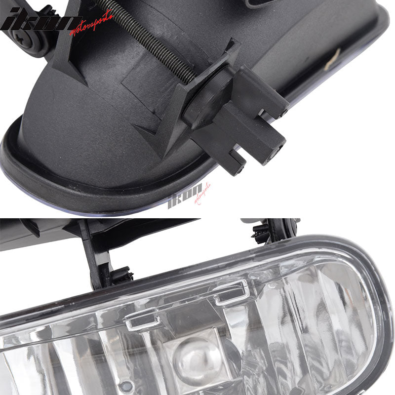 1999-2002Â Chevy Silverado OEM Style Clear Lens Fog Lights Lamp 2PC