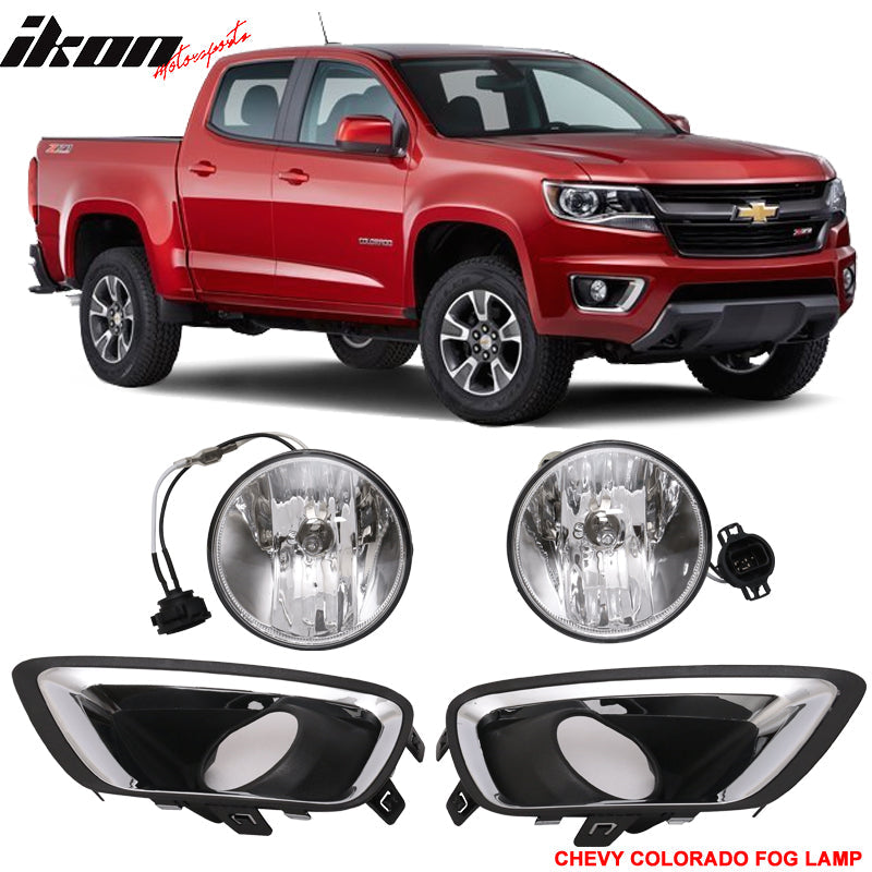 2015-2017Â Chevy Colorado Front Fog Light Lamp H3 12V 20W Clear Lens