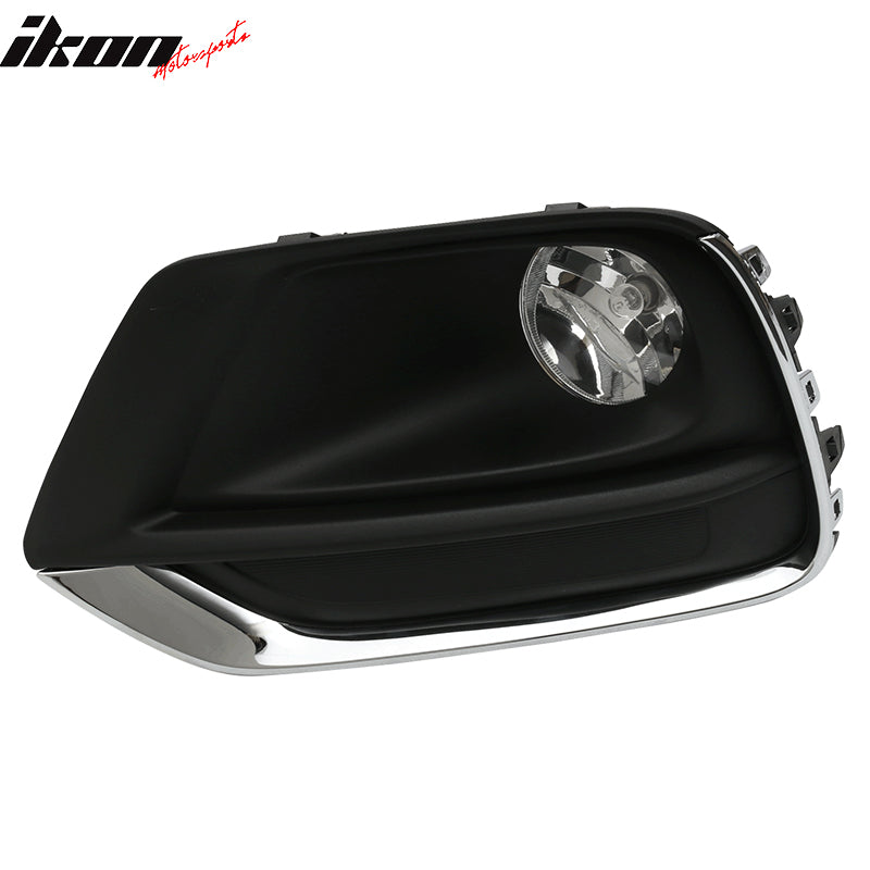 2017-2021 Chevy Trax Fog Light Foglight Kit Fog Lamp w/ Chrome Trim