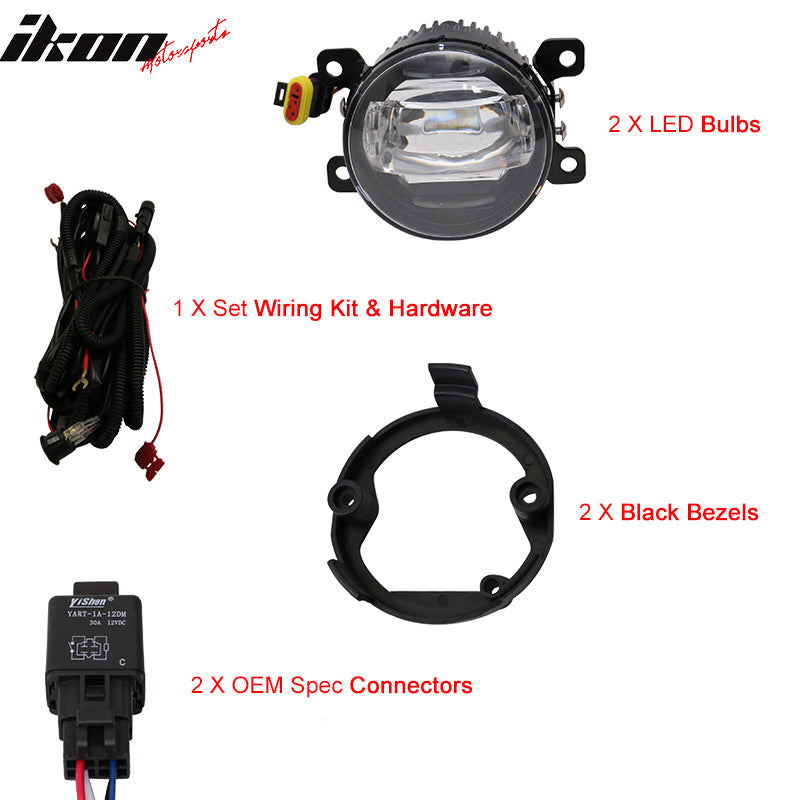 2005-2009 Ford Mustang Clear Lens Front Fog Lights Lamp W/Wire Harness