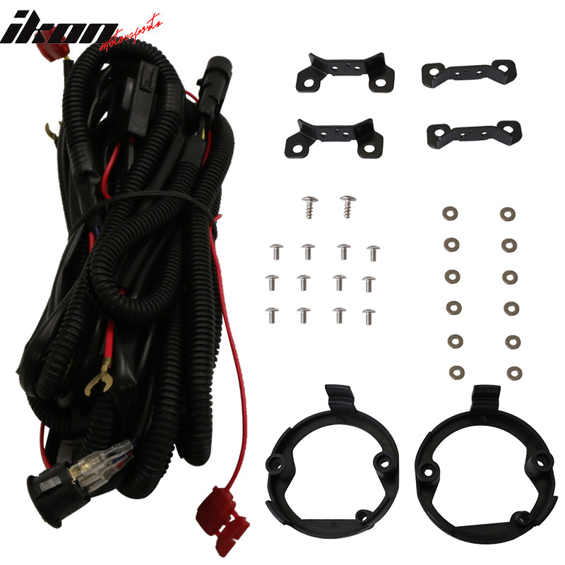 2005-2009 Ford Mustang Clear Lens Front Fog Lights Lamp W/Wire Harness