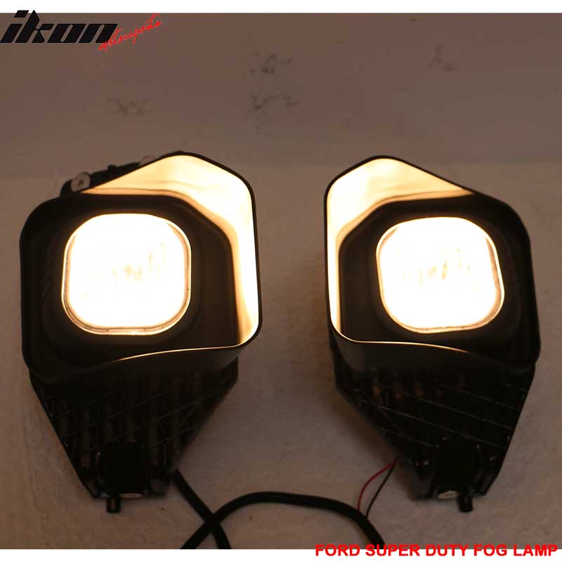 Fits 11-16 F250 F350 F450 F550 Fog Light Lamp Switch Wiring Bulb Kit